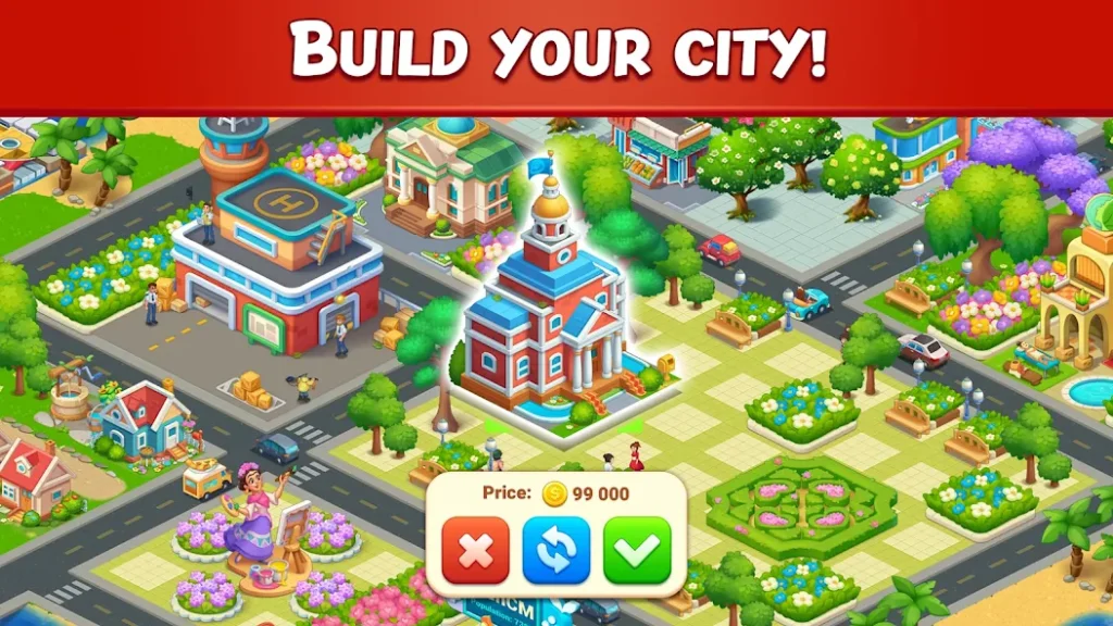 Build Your City on Farm City Mod APK