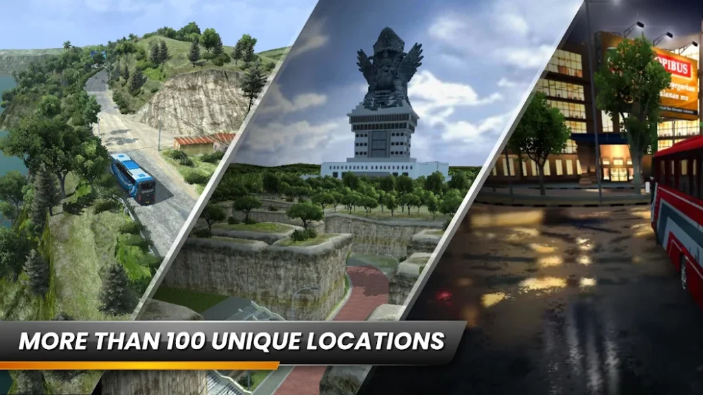 More than 100 Unique Locations